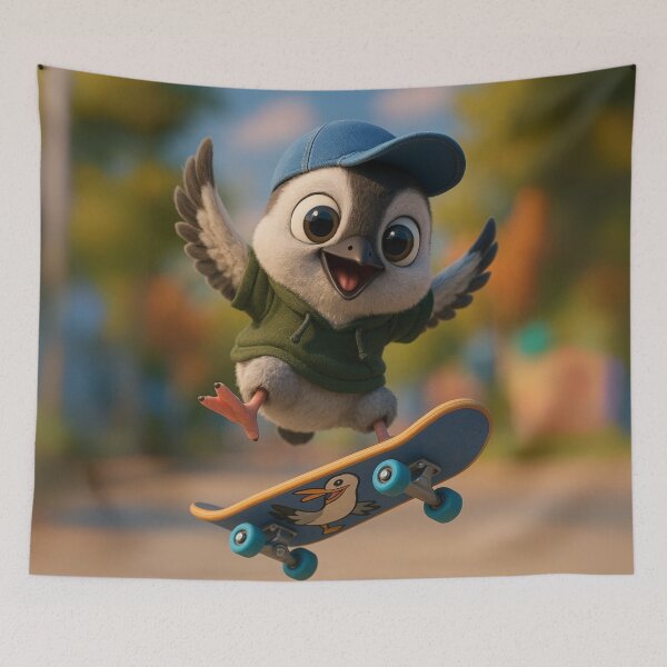 Item preview, Skater Xeme Gull designed and sold by Sillytoe.