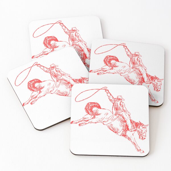 Item preview, cowboy lassoing on horse T-shirt designed and sold by LRTeeshirts.