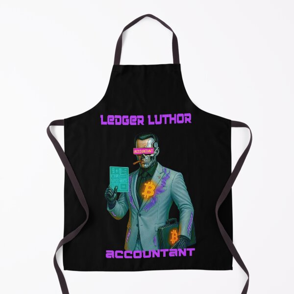 Item preview, "Ledger Luthor – The Cyber Accountant" designed and sold by BitCrop.
