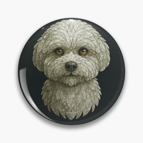 Item preview, Gemstone Mosaic Maltese Portrait designed and sold by DigitalGemArt.