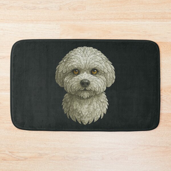 Item preview, Gemstone Mosaic Maltese Portrait designed and sold by DigitalGemArt.