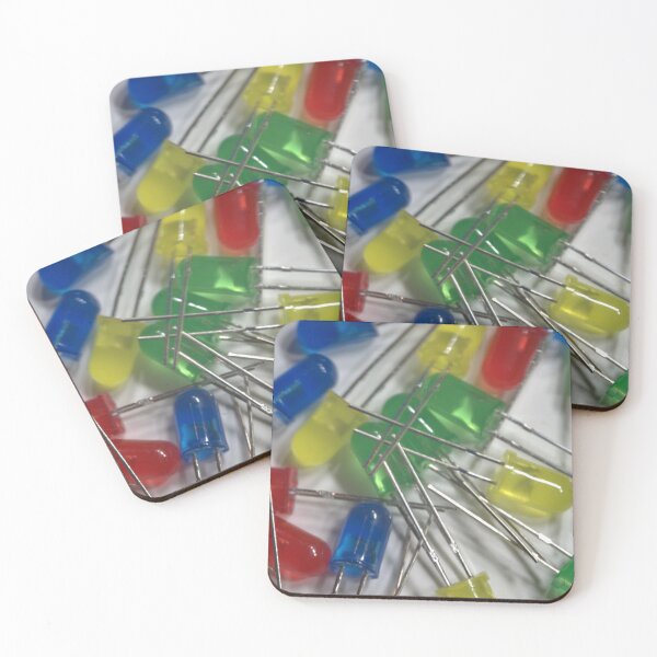 Item preview, Through-Hole LED Pile, Red Yellow Green Blue designed and sold by Petalgrain.