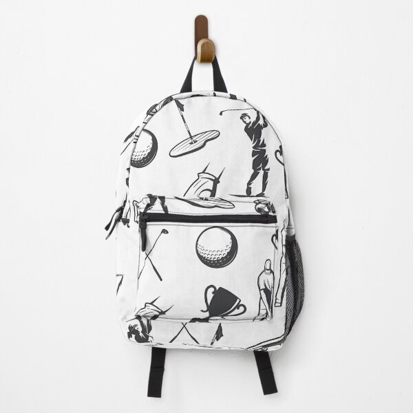 Item preview, Monochrome Golf Pattern – Players, Clubs, and Accessories designed and sold by darkskinbender.