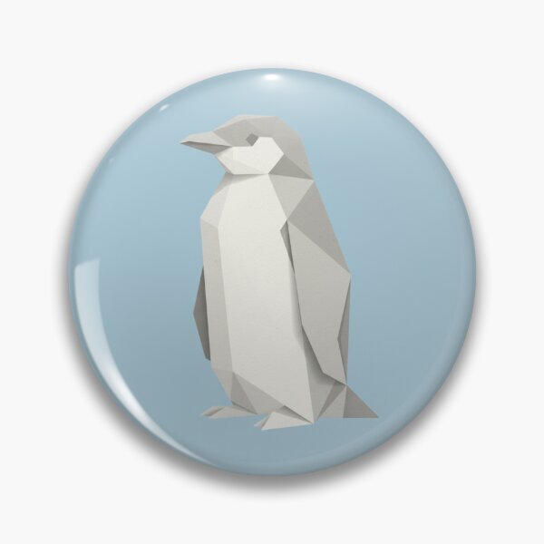 Item preview, Elegant white origami penguin designed and sold by bsbd-action.