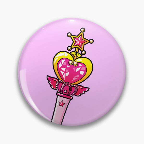 Item preview, Pink Moon Heart Rod designed and sold by TheHugWolf.