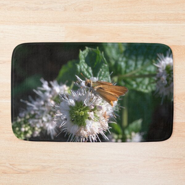 Item preview, Copper Skipper Feeding on Spearmint Blossoms designed and sold by Petalgrain.