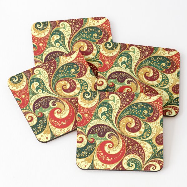 Item preview, Christmas Swirl Seamless Repeat  designed and sold by Sharon Schwalbe.