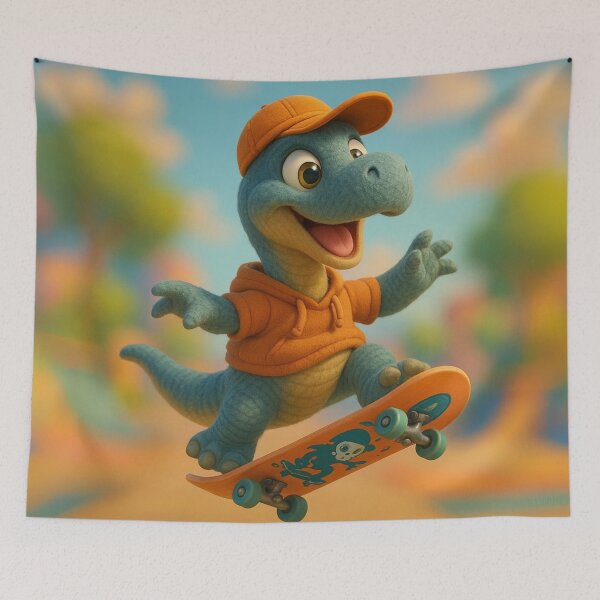 Item preview, Skater Xenoposeidon Dinosaur designed and sold by Sillytoe.