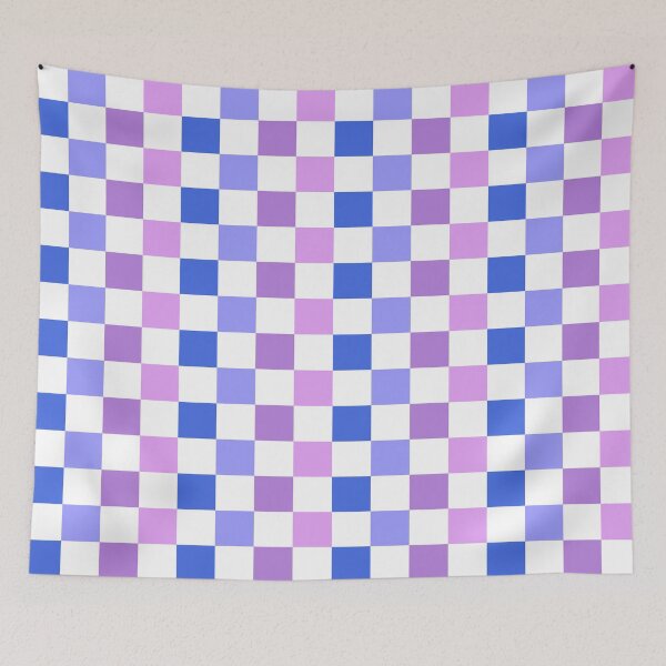 Item preview, Cool Tone Checkers designed and sold by BeJolley.