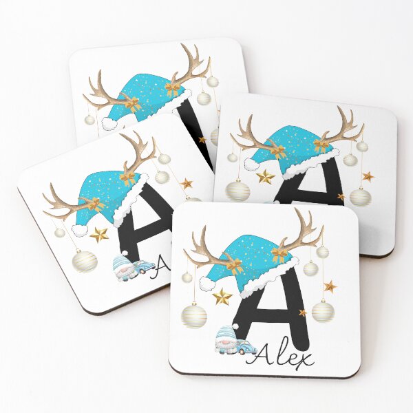 Item preview, Christmas Letter A with Name Alex designed and sold by NaroniDesign.