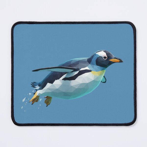 Item preview, Polygonal penguin swimming fast designed and sold by bsbd-action.