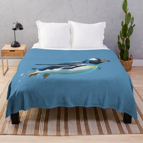 Item preview, Polygonal penguin swimming fast designed and sold by bsbd-action.