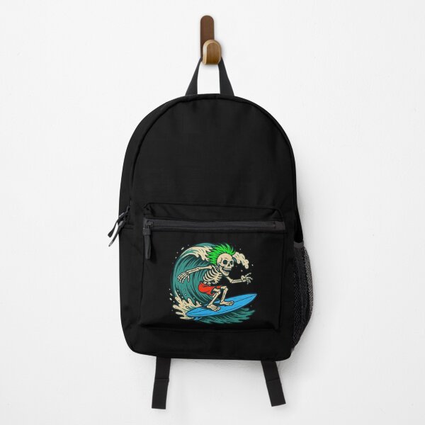Item preview, No Dead Ends Skeleton Surfer – Punk Rock Surf Art designed and sold by SeriouslyArtistical.