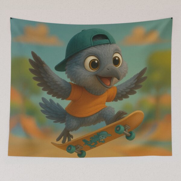 Item preview, Skater Xiaotingia Dinosaur designed and sold by Sillytoe.