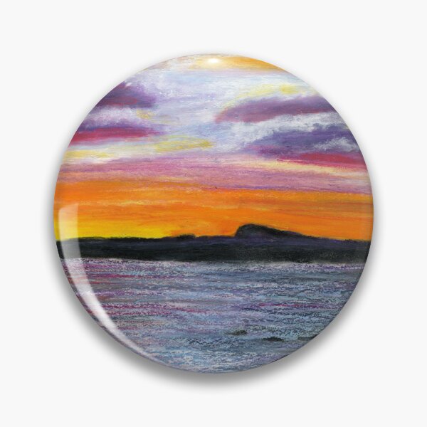 Item preview, Trearddur Bay at Sunset in Oil Pastels designed and sold by LymphomaLass.