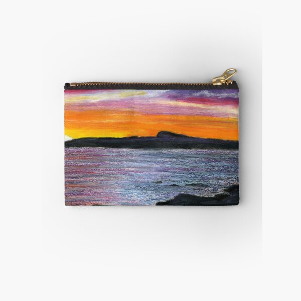 Item preview, Trearddur Bay at Sunset in Oil Pastels designed and sold by LymphomaLass.
