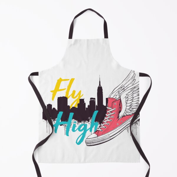Item preview, Fly High – Winged Sneaker and New York Skyline Street Art designed and sold by sherifshaaban.