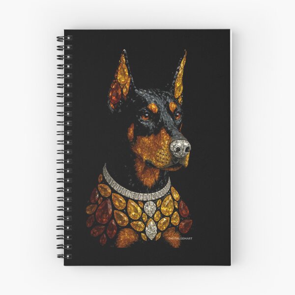 Item preview, Gemstone Mosaic Doberman Portrait designed and sold by DigitalGemArt.