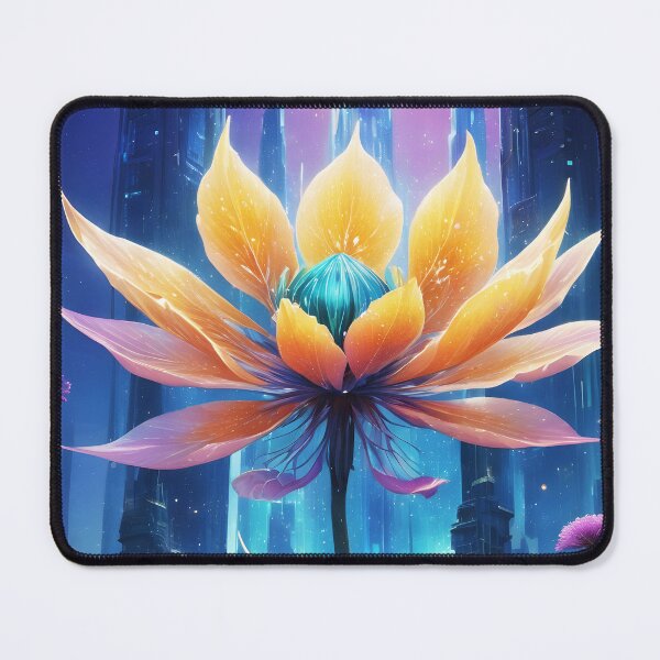 Item preview, Utopian Fantasy City – Towering Bloom among Skyscrapers designed and sold by EmeraldeaArt.