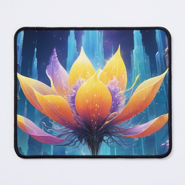Item preview, Utopian Fantasy City – Blossoms of the Future designed and sold by EmeraldeaArt.
