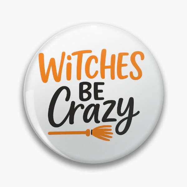 Item preview, Witches Be Crazy Halloween Fun Art designed and sold by Trendy Sticker & Merch Collection - Express Yourself.