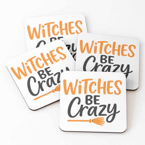Item preview, Witches Be Crazy Halloween Fun Art designed and sold by Trendy Sticker & Merch Collection - Express Yourself.