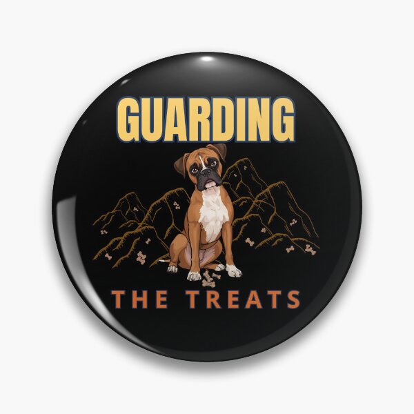 Item preview, Guarding the Treats – Funny Boxer Dog Design designed and sold by Kotalo.