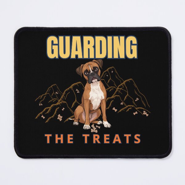 Item preview, Guarding the Treats – Funny Boxer Dog Design designed and sold by Kotalo.