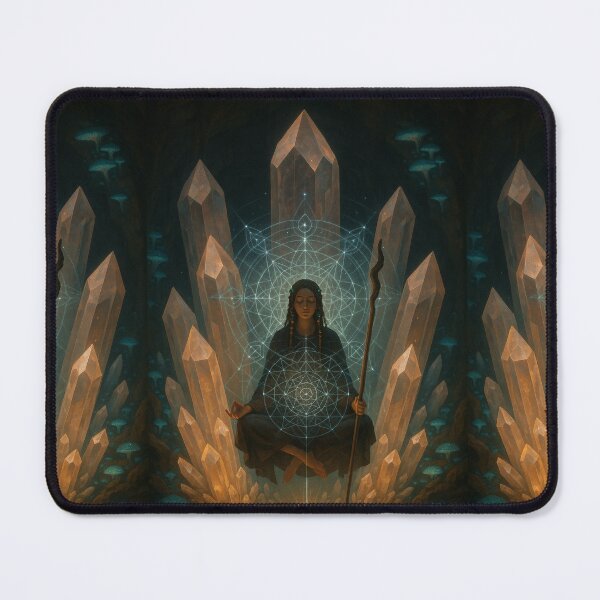 Item preview, Shamanic Witch Meditation in Crystal Grid designed and sold by WitchPrint.