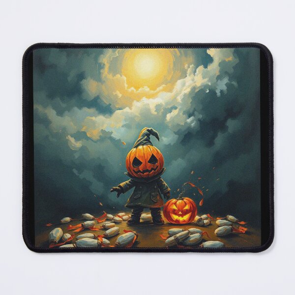 Item preview, Halloween Cute Pumpkin child character art illustration kawaii trick or treat designed and sold by Vintage Designs +.