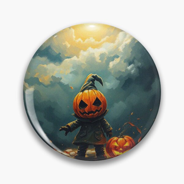 Item preview, Halloween Cute Pumpkin child character art illustration kawaii trick or treat designed and sold by Vintage Designs +.