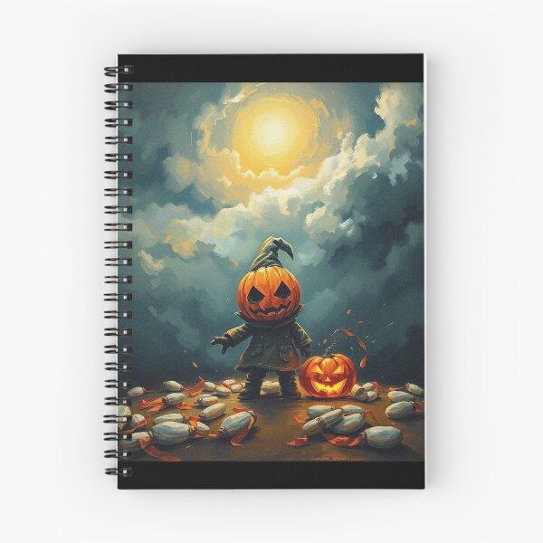 Item preview, Halloween Cute Pumpkin child character art illustration kawaii trick or treat designed and sold by Vintage Designs +.
