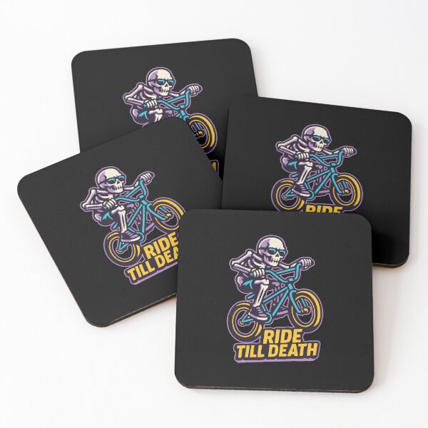 Item preview, Skeleton Cyclist – Ride Till Death Pun designed and sold by Dazzlement.