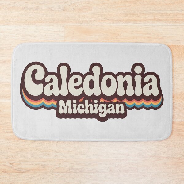 Item preview, Caledonia Michigan Groovy Retro 70s Font Design designed and sold by TheOldMittenIllustrated.