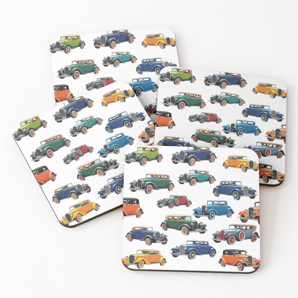 Item preview, Vintage Classic Car Pattern – Retro Automobile Design  designed and sold by PAPIRO SIGLO XXI.