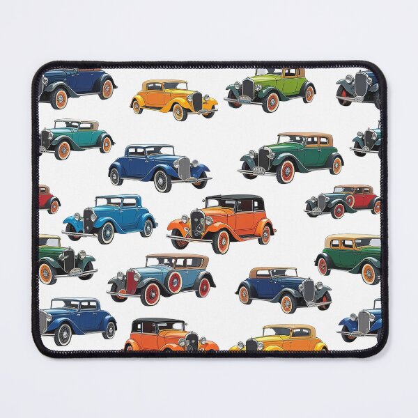 Item preview, Vintage Classic Car Pattern – Retro Automobile Design designed and sold by PAPIRO SIGLO XXI.