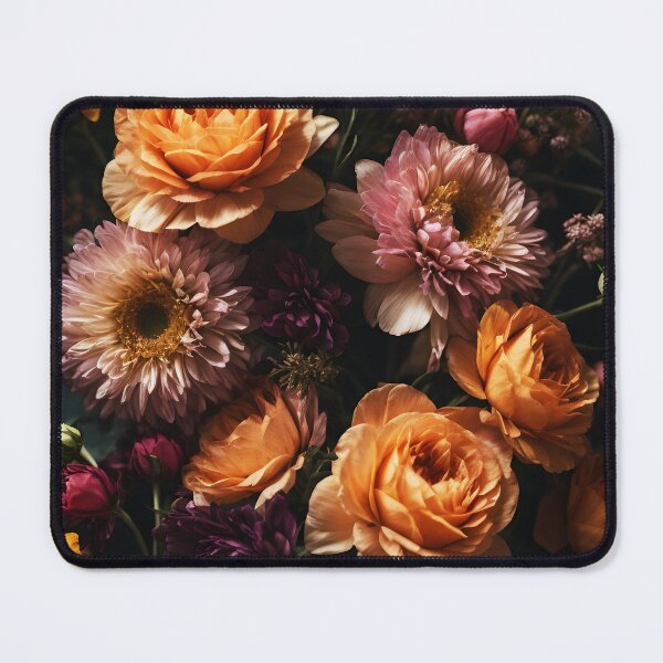 Item preview, Dark Fall Roses – Abundant Autumn Floral Artwork designed and sold by EmeraldeaArt.