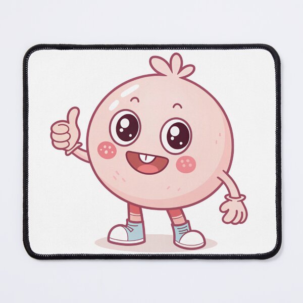 Item preview, Cute Kawaii Smiley Character – Friendly Round Mascot designed and sold by VivoStudio.