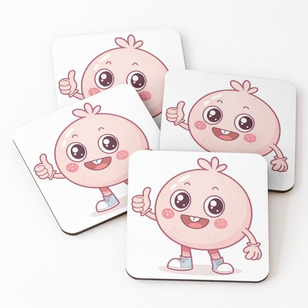 Item preview, Cute Kawaii Smiley Character – Friendly Round Mascot designed and sold by VivoStudio.