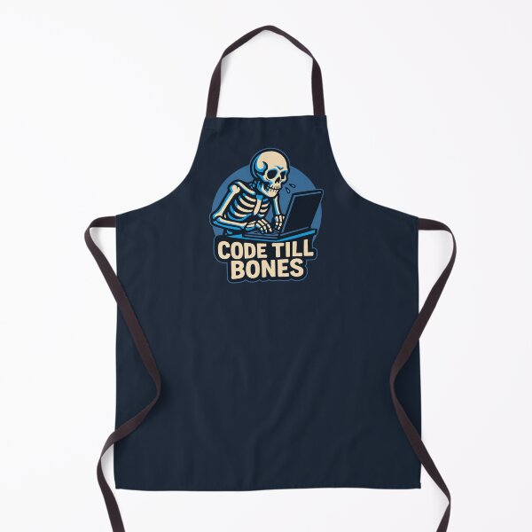 Item preview, Skeleton Coder – Code Till Bones Pun designed and sold by Dazzlement.