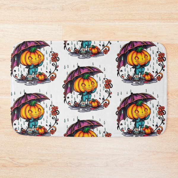 Item preview, Halloween Cute Pumpkin child character art illustration kawaii trick or treat designed and sold by Vintage Designs +.