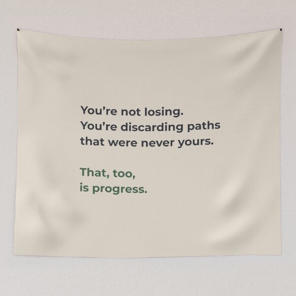 Item preview, Discarding false paths is also progress.”  designed and sold by chapeto.