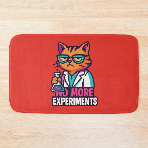 Item preview, Science Cat – No More Experiments Pun designed and sold by Dazzlement.