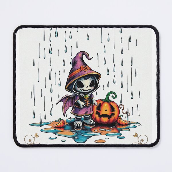 Item preview, Halloween Cute Pumpkin child character art illustration kawaii trick or treat designed and sold by Vintage Designs +.