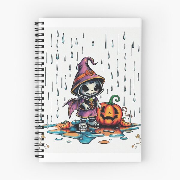Item preview, Halloween Cute Pumpkin child character art illustration kawaii trick or treat designed and sold by Vintage Designs +.