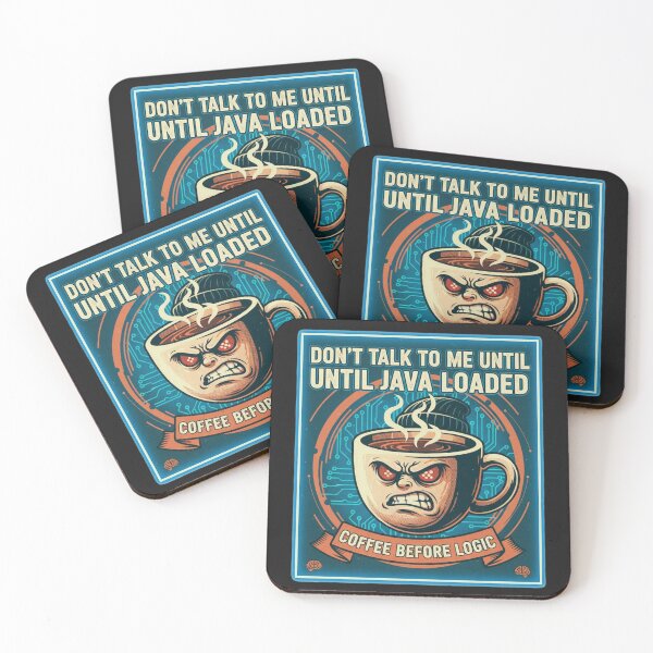 Item preview, DON’T TALK TO ME UNTIL JAVA LOADED designed and sold by Red White & WG.