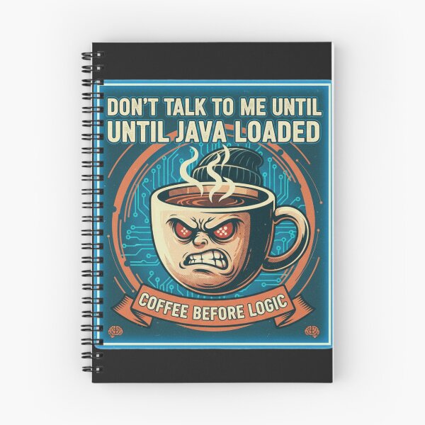 Item preview, DON'T TALK TO ME UNTIL JAVA LOADED designed and sold by Red White & WG.