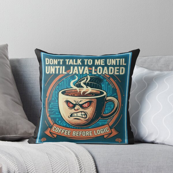 Item preview, DON’T TALK TO ME UNTIL JAVA LOADED designed and sold by Red White & WG.