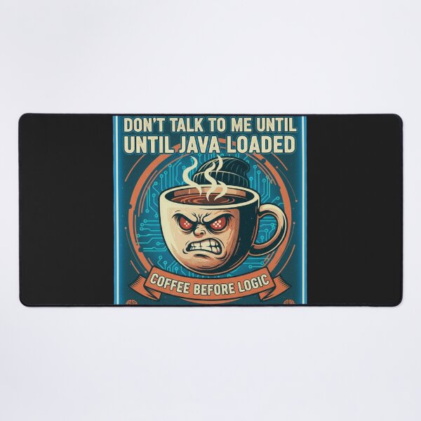 Item preview, DON’T TALK TO ME UNTIL JAVA LOADED designed and sold by Red White & WG.