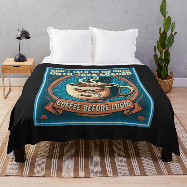 Item preview, DON'T TALK TO ME UNTIL JAVA LOADED designed and sold by Red White & WG.